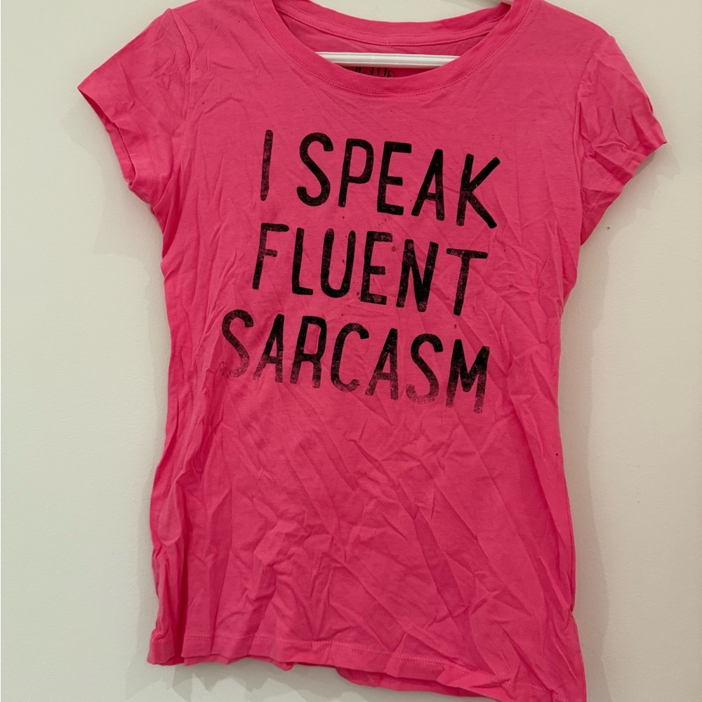 Pink Graphic Tee - Fluent Sarcasm